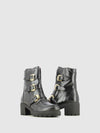 Botins com Fecho em Preto